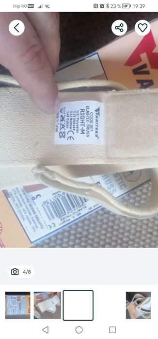 Centură pentru hernie dreapta, nouă, cu etichetă