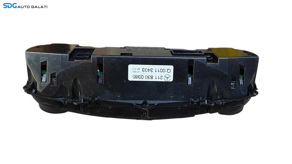 Panou Modul Unitate Comanda AC Aer Conditionat Clima Dublu Climatronic Mercedes Clasa E Class W211 2002 - 2009 Cod 2118300385 [LC1208]