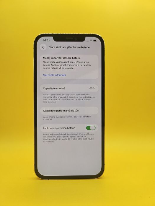 iPhone 12 Pro Max Gold 128 GB Sănătate Baterie 100%