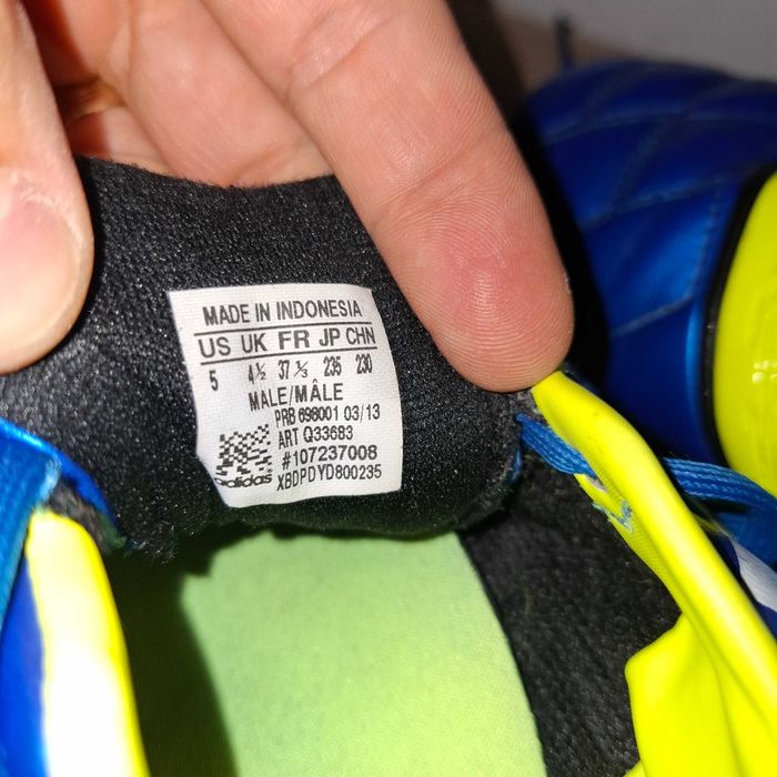 Ghete fotbal copii Adidas NITROCHARGE 2.0 marime 37 38