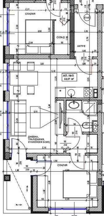 Продава се Двустаен апартамент в Поморие - 74 кв.м за 763 €/кв.м - Снимка #1
