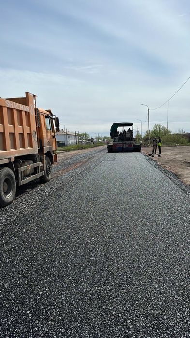 Укладка асфальта асфальтирование дорог