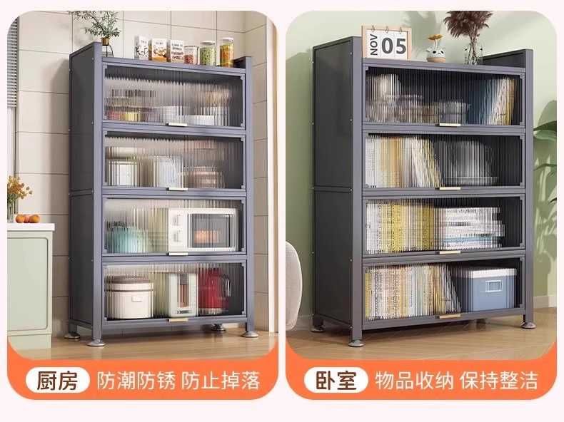 Кухонный сервант/Шкаф для хранения/Сервант с откидной дверцей вверх