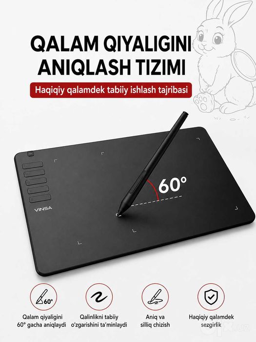 Grafik planshet Vinsa T1161