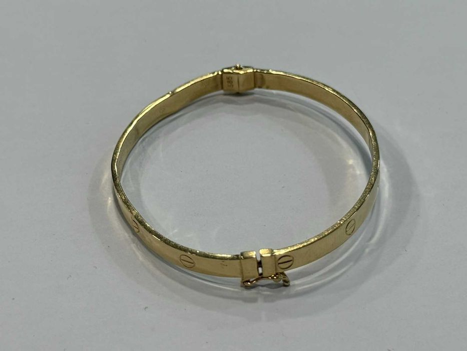 Златна дамска гривна Cartier – 14К, 5.81