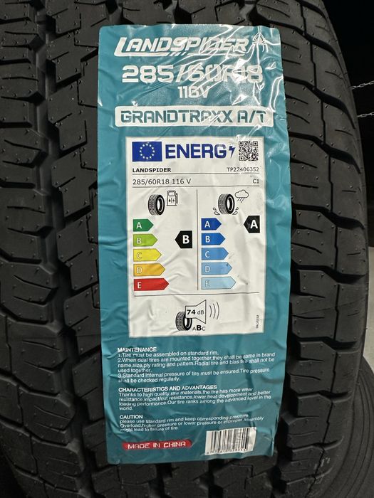 Нови джипови гуми LANDSPIDER GRANDTRAXX A/T 285/60R18 116V БОРД 2856018