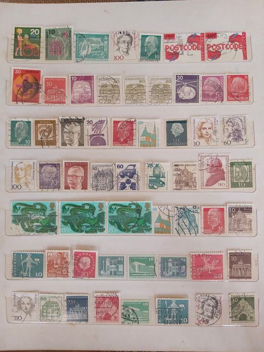 Vând sau schimb timbre de colecție din România, Germania și nu numai