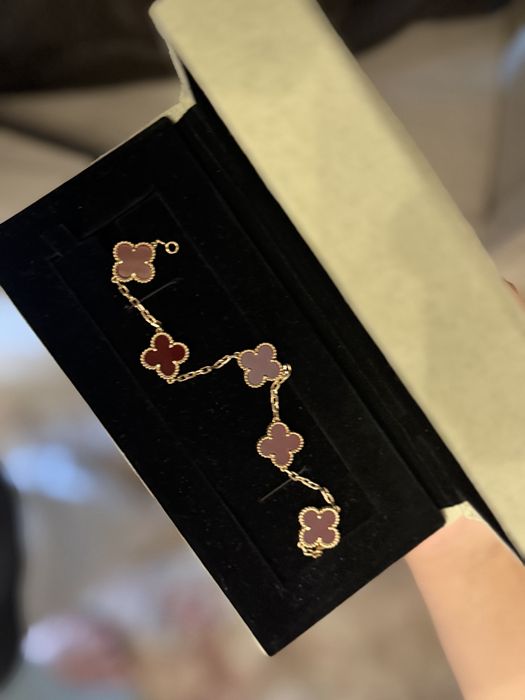Браслет Van cleef 750 проба, 1:1