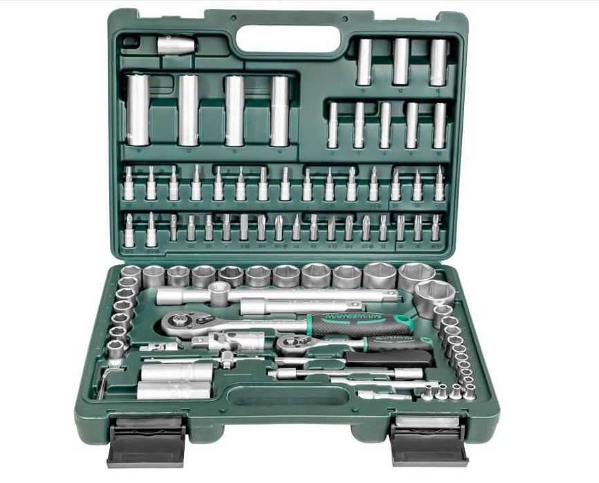 Bruder Mannesmann комплект гедоре 94 части (1/2 и 1/4)