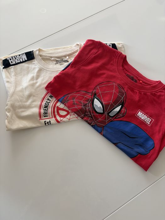 Set tricouri Marvel cu maneca lunga marimea 110 cm