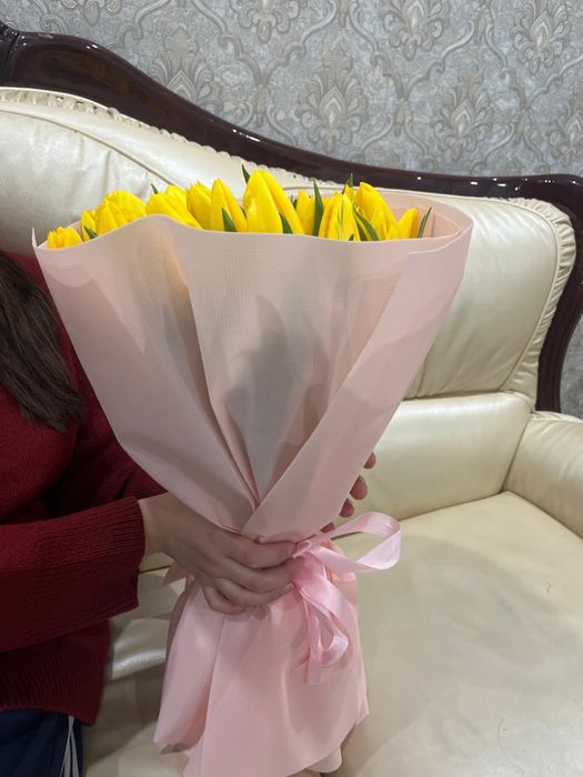 цветы тюльпаны 25 шт