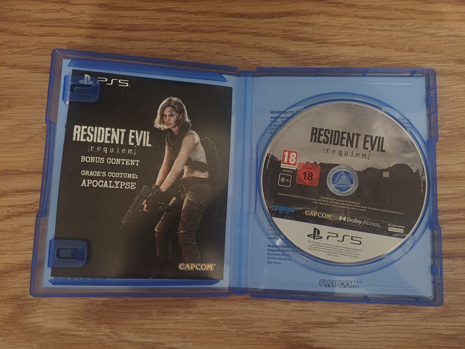 Resident evil requiem диск пс 5 в идеальнейшом состоянии
