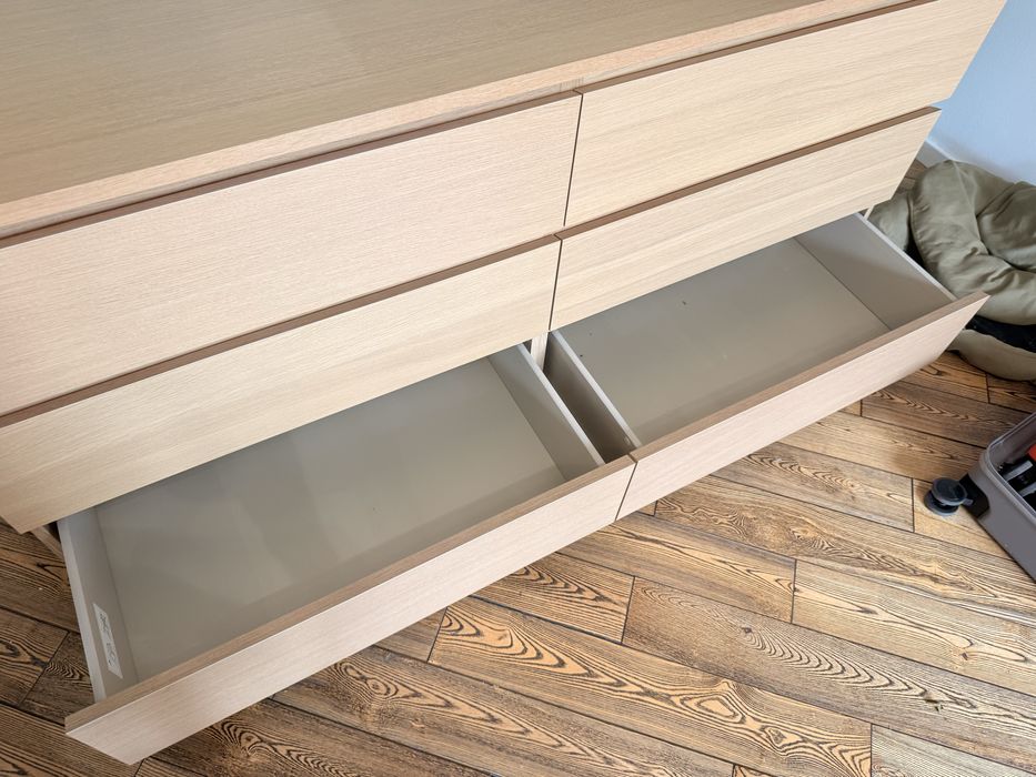 Шкаф IKEA MALM, светлый дуб
