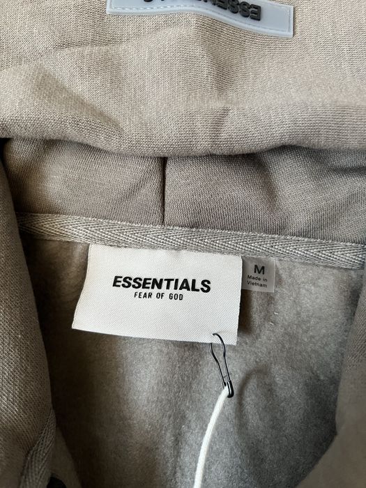 Hanorac cu fermuar Essentials Gri M