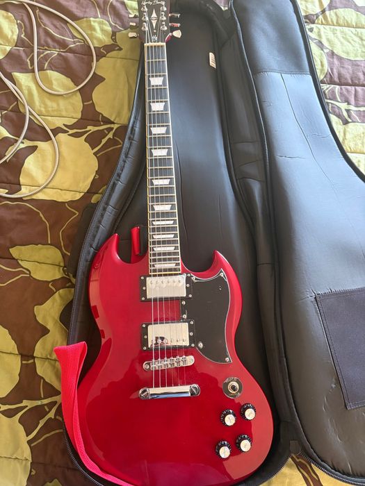 Китара,Усилвател,Калъф,Кабел