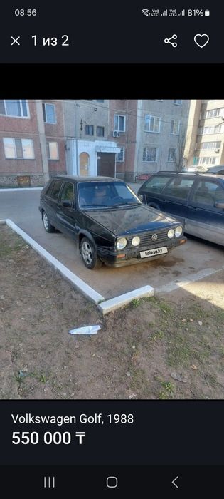 Продам гольф2 1988г
