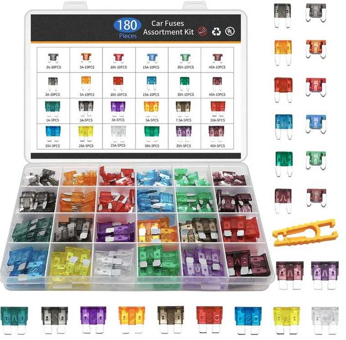 Комплект автомобилни предпазители/бушони