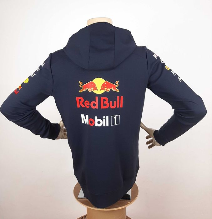 Red Bull Racing Team Full Zip Hoodie - Оригинално мъжко горнище