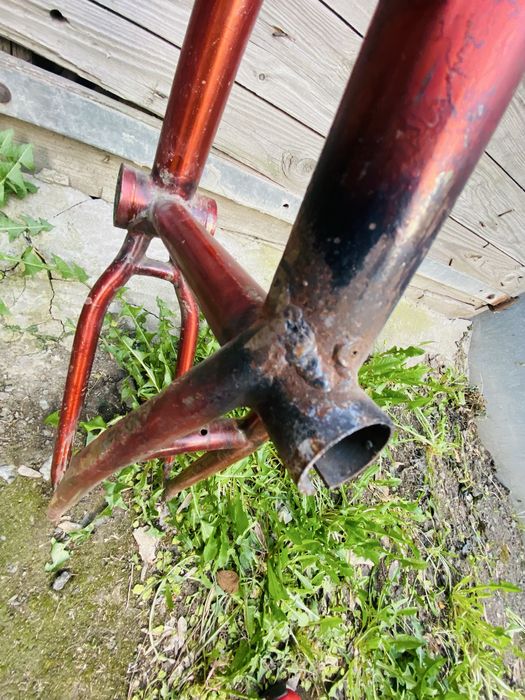 Рама BMX бу  с промами вместе