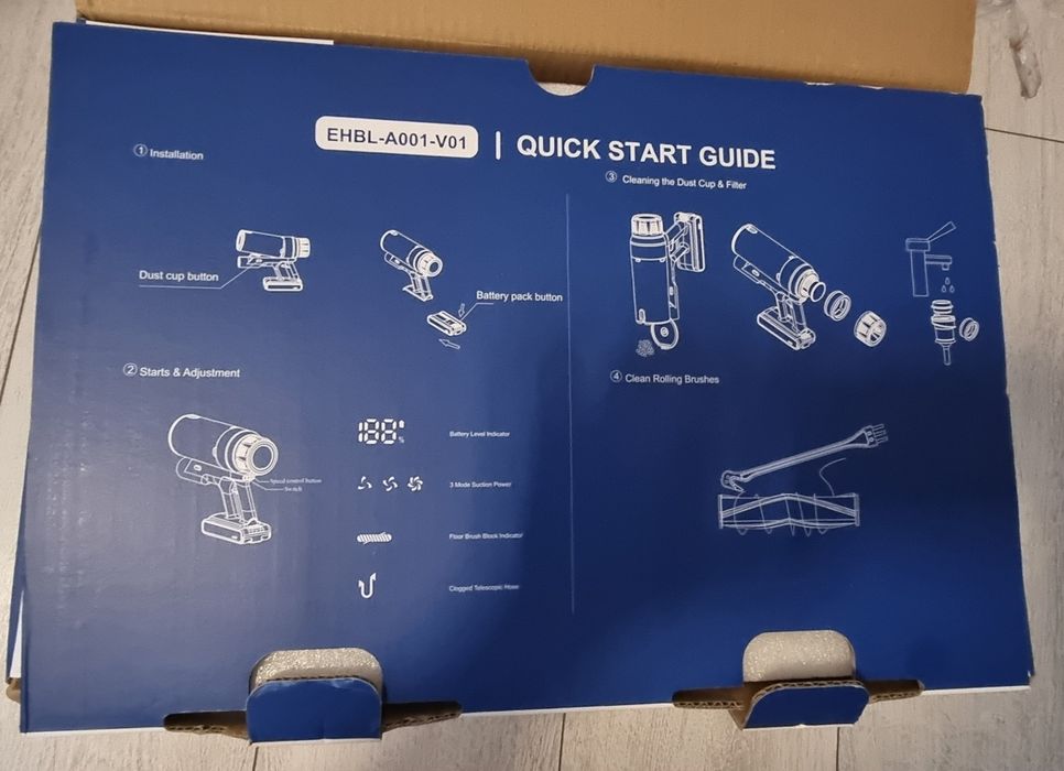 Правостояща прахосмукачка Cordless Vacuum  Cleaner