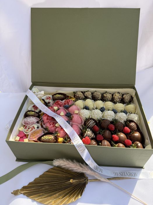 Клубника в шоколаде в подарок ( shokolad podaroki klubnika)