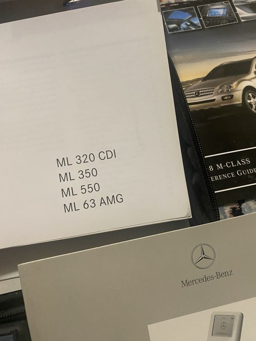 Продам руклводство  для авто Mersedes ML