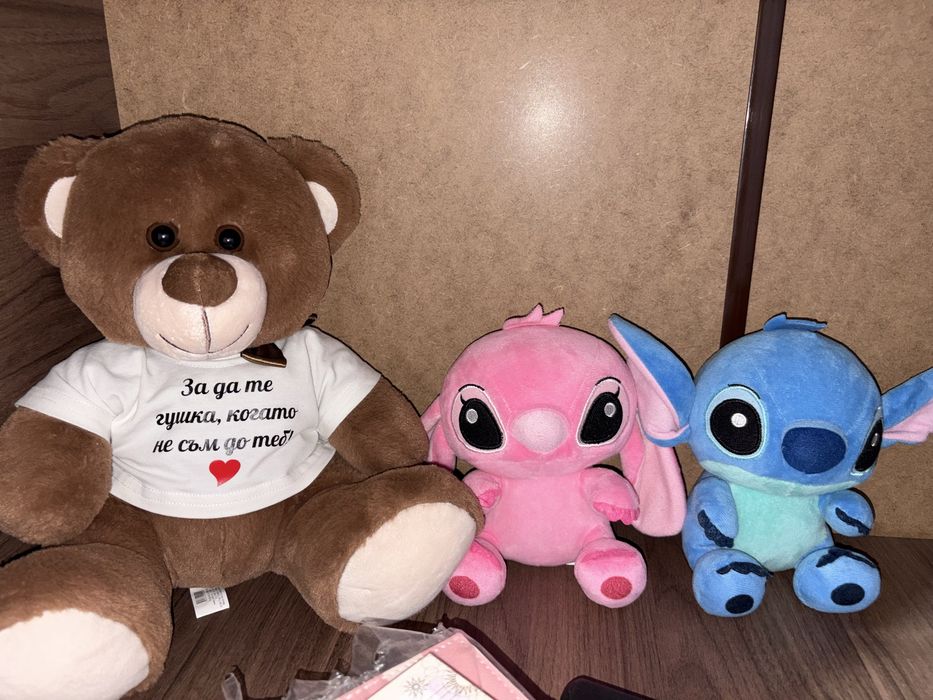 Плюшени играчки - мече, лило и стич
