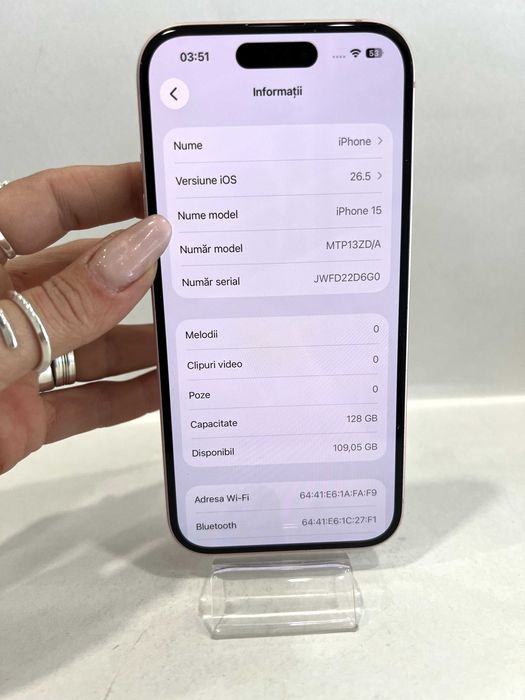 iPhone 15, 128GB, garantie, Pink!