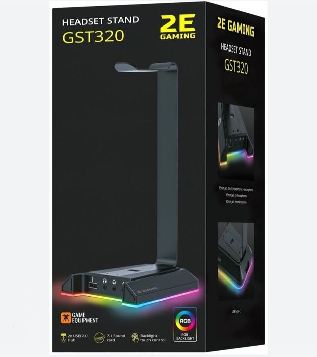 Подставка 2E Gaming  GST320 RGB  для Наушники