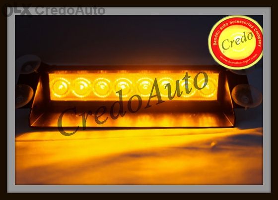 LED Жълт Авариен сигнален блиц за табло!