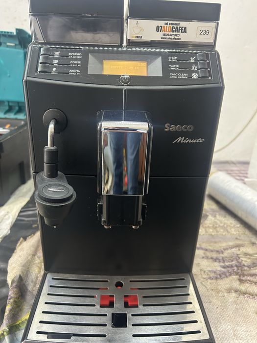Espressor Saeco Minuto Lirika cappucino revizionat-rasnita noua