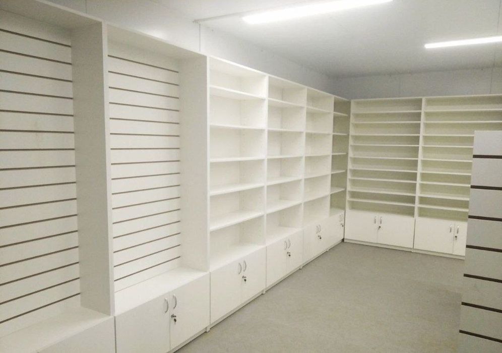 Magazin uchun polka vitrina stela ofisnoy mebel apteka  uchun mebel