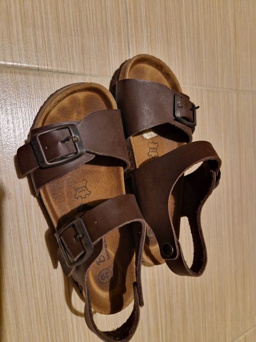 Кожени сандали за момче