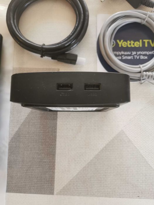 Yettel 4K Smart TV Box ZTE B866V2H01 – като нов, пълен комплект