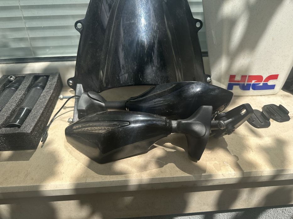 2 броя огледала за мотор с мигачи