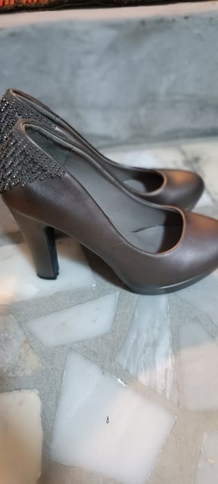 Женский серий туфли