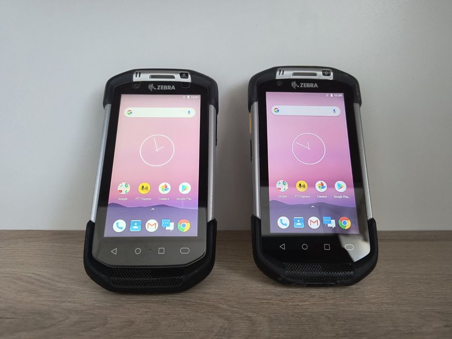 2БР. ZEBRA TC75FK мобилни скенери + Универсални зарядни