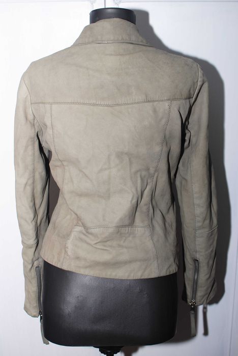 Geaca de piele pentru femei Mango XS