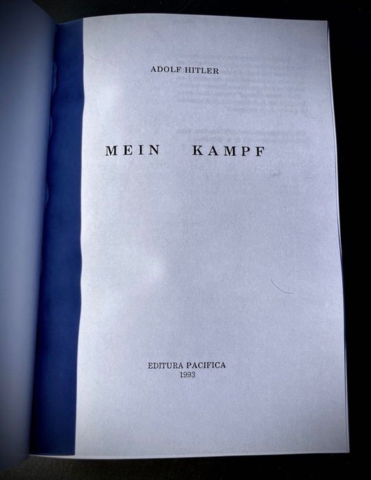 Mein Kampf de Adolf Hitler (limba romana necenzurat)
