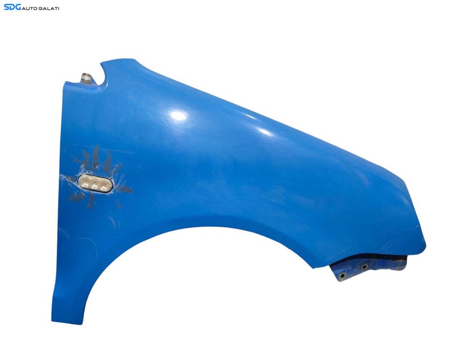 Aripa Dreapta Fata Volkswagen Polo 9N2 2002 - 2005 Culoare Albastru (Inceput de Rugina) [LC0156SOS]