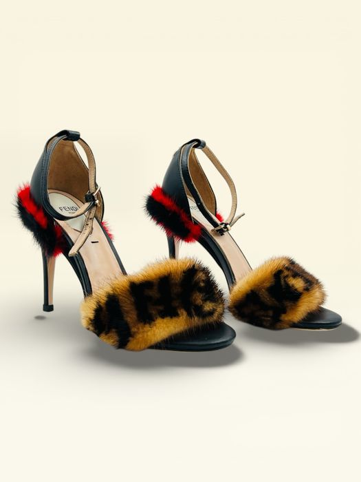 Fendi оригинални дамски обувки на ток