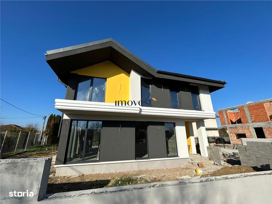 Casa Noua P+M in Bercu Rosu, Satu Mare – 3 Dormitoare, 3 Bai, Terasa s