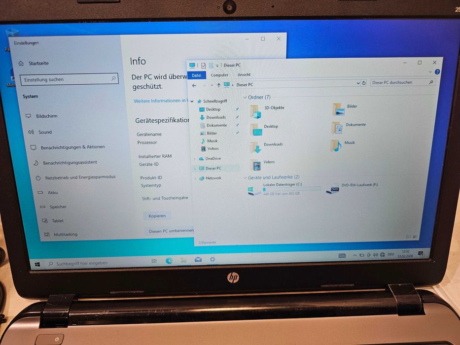 HP 250 G3 TPN-C117 Intel I3 generatia 4a 4gb ram
