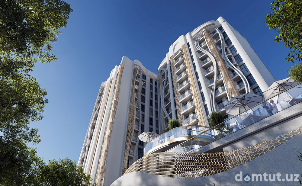 3к квартира 104м² в Skyline Towers | Нукусская, коробка