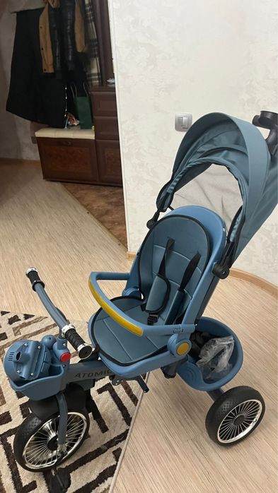 Детский трехколесный велосипед, коляска новое