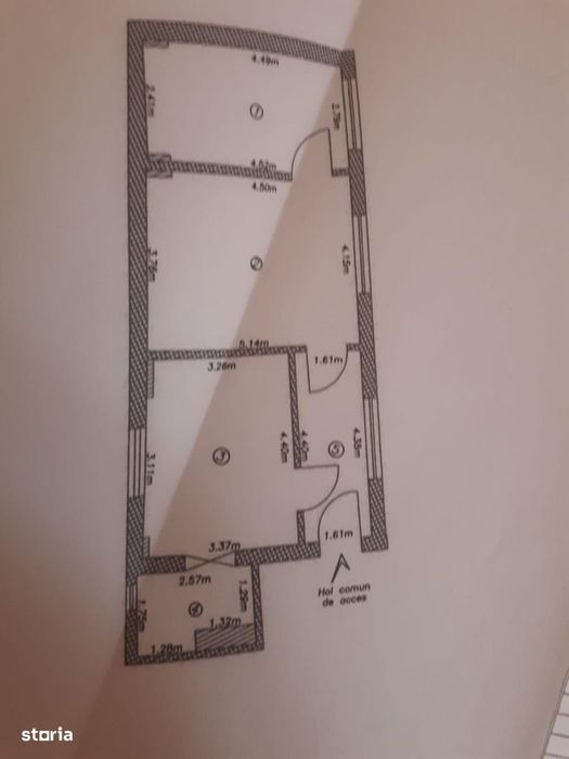 Apartament 2 camere, gradină,la Casa ,Baia Comunala et1