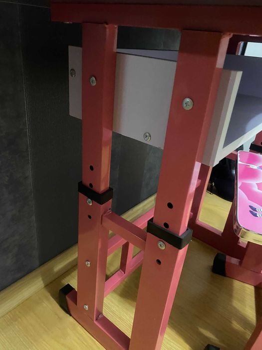 Birou cu scaun pentru copii,, cadru metalic