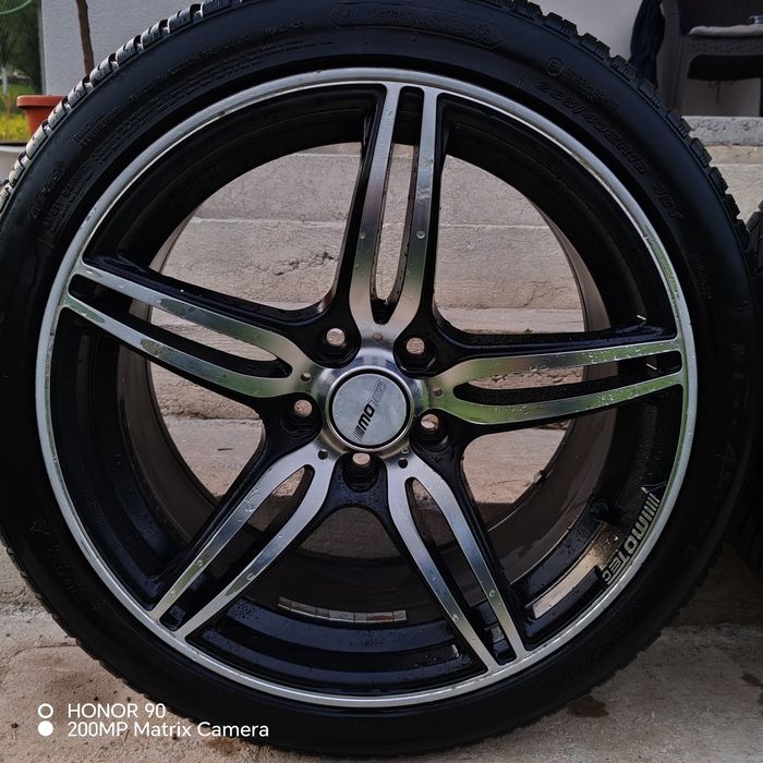 Set Complet Jante Motec R18 Bicolore cu Anvelope All Season Nexen