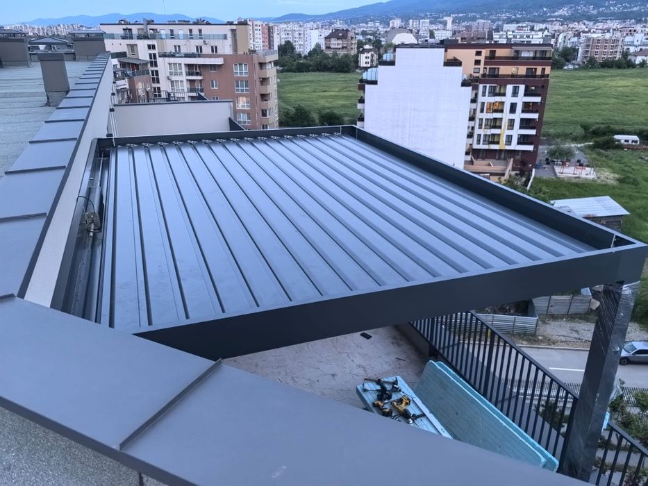 Перголи.Биоклиматични и винилови на цена от за 1m2 с монтаж 560лв