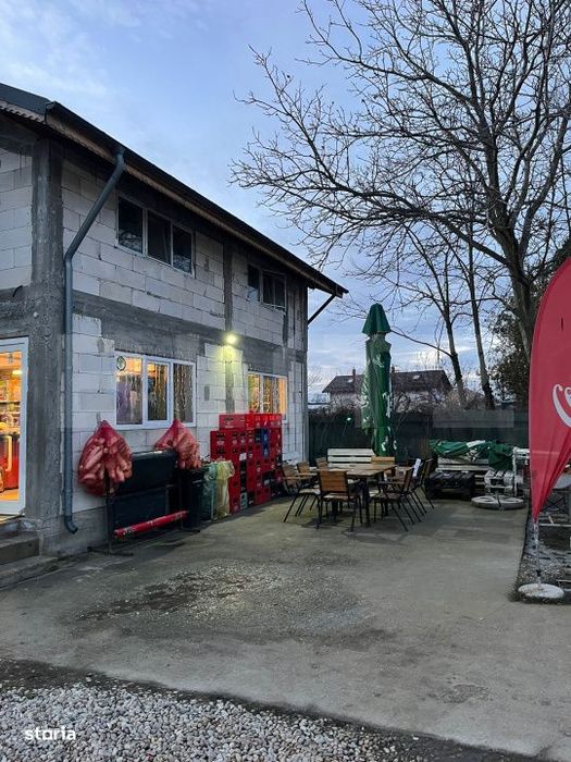 Spatiu comercial + teren, 163 mp utili, 983 mp, Matasaru/Poroinica